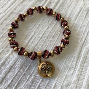 Rustic Cuff Beaded Bracelet